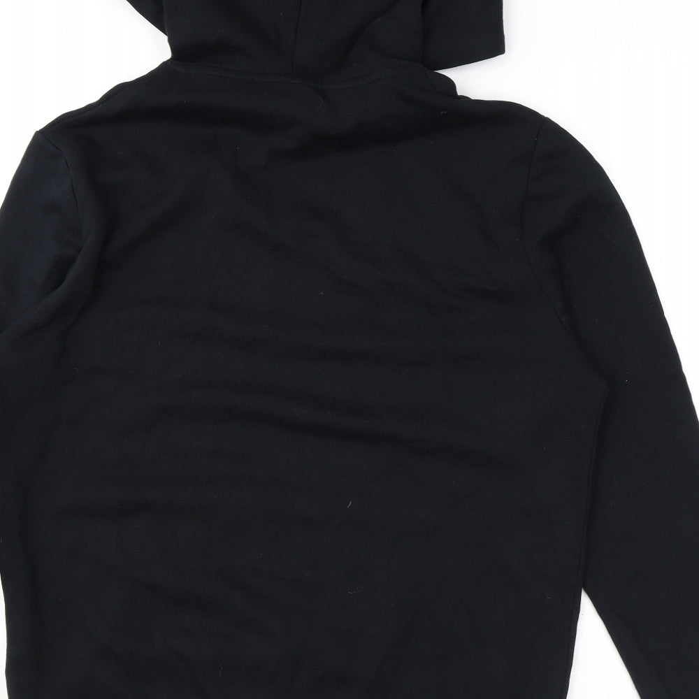 ASOS Mens Black Cotton Pullover Hoodie Size M