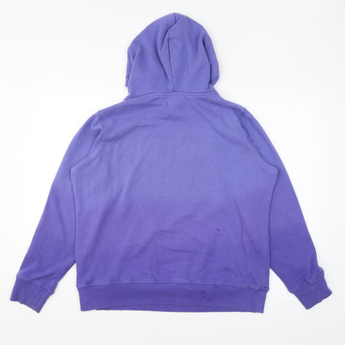 Saltrock Womens Purple Cotton Pullover Hoodie Size 14 Pullover - Colour Gradient, Logo