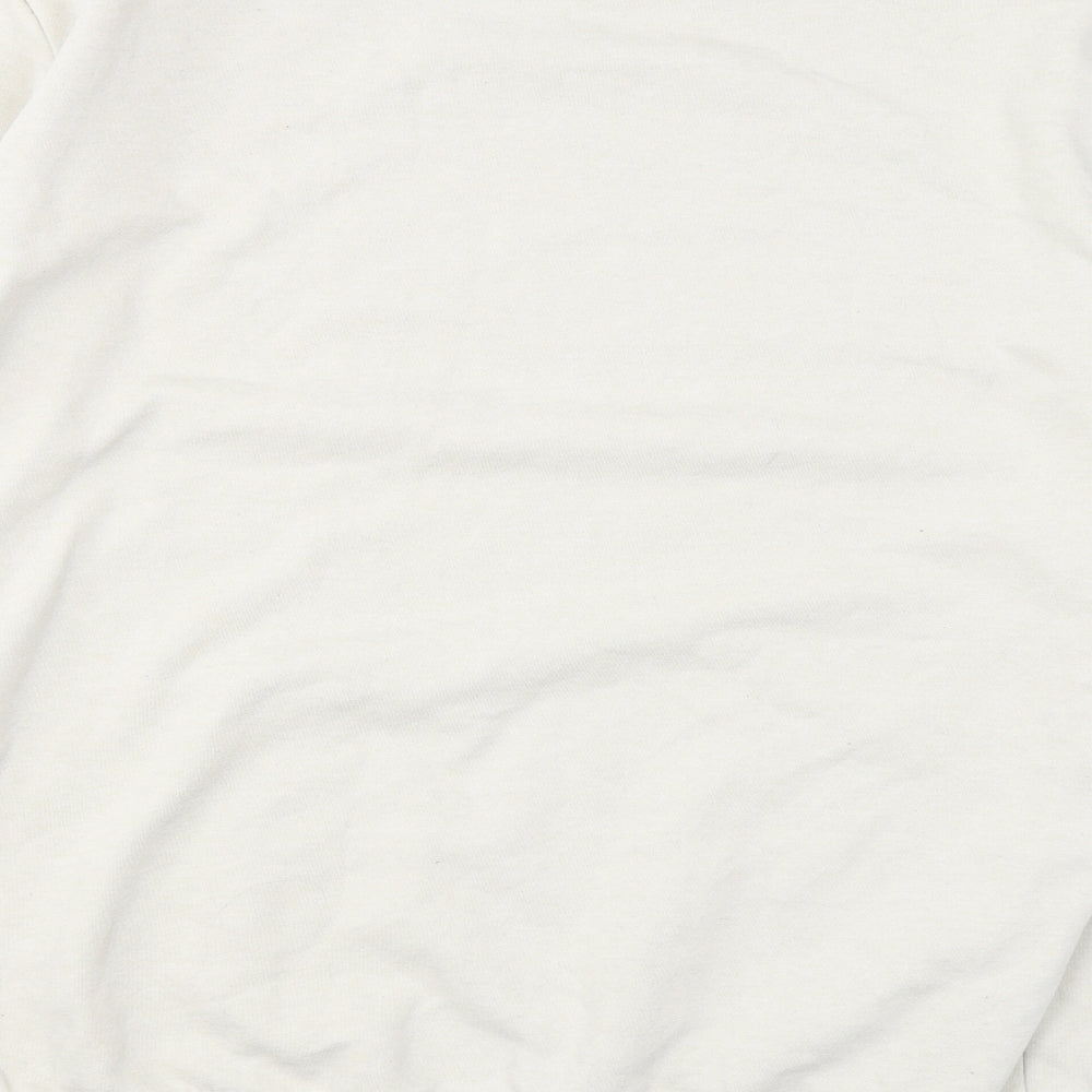 H&M Mens Beige Cotton Pullover Sweatshirt Size L