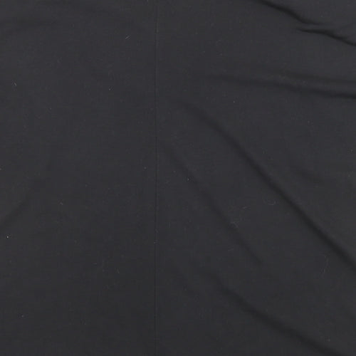 Principles Womens Black Polyester Basic T-Shirt Size M Boat Neck - Shoulder pads