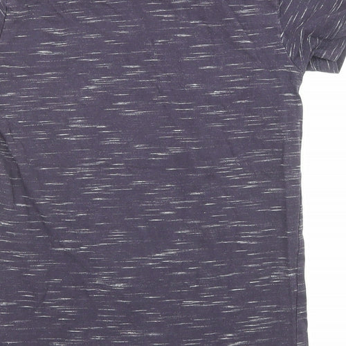NEXT Boys Purple Cotton Basic T-Shirt Size 5-6 Years Round Neck Pullover
