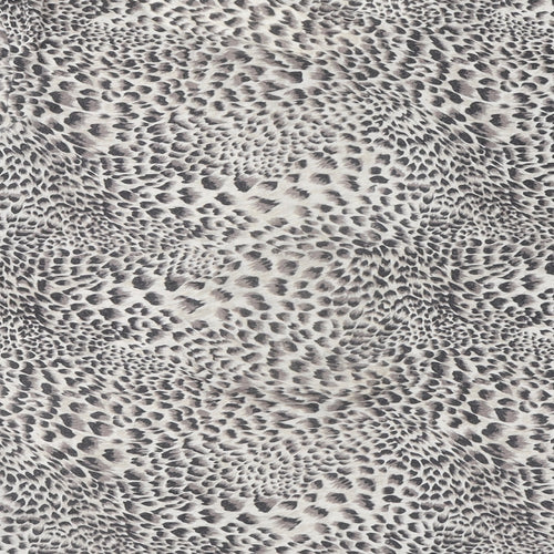 Marks and Spencer Womens Grey Animal Print Acrylic Basic T-Shirt Size 16 Round Neck - Leopard print