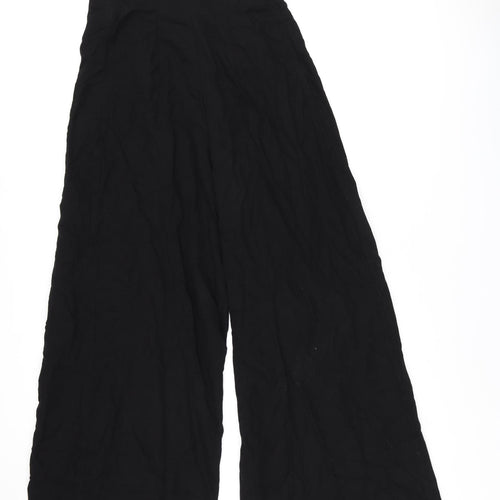 Zara Womens Black Viscose Jumpsuit One-Piece Size XS L33 in Zip