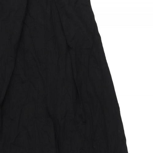 Zara Womens Black Viscose Jumpsuit One-Piece Size XS L33 in Zip