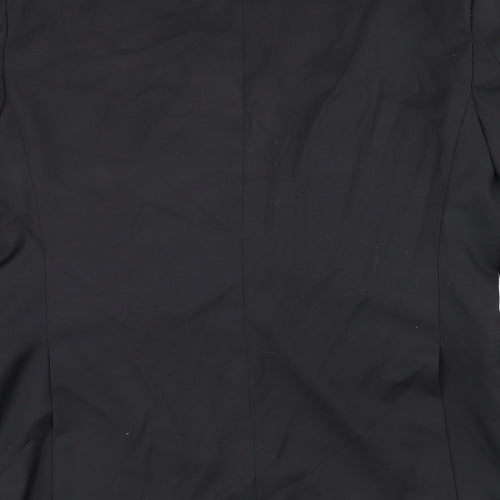 French Connection Mens Black Wool Jacket Suit Jacket Size 42 Regular