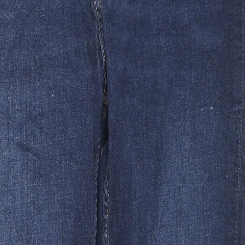 365 Denim Womens Blue Cotton Straight Jeans Size 18 L30 in Regular Zip