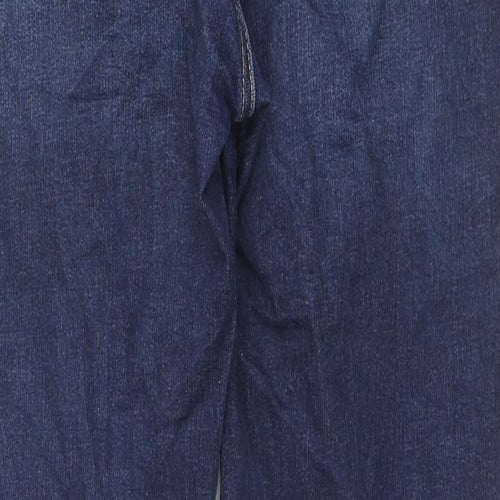 365 Denim Womens Blue Cotton Straight Jeans Size 18 L30 in Regular Zip