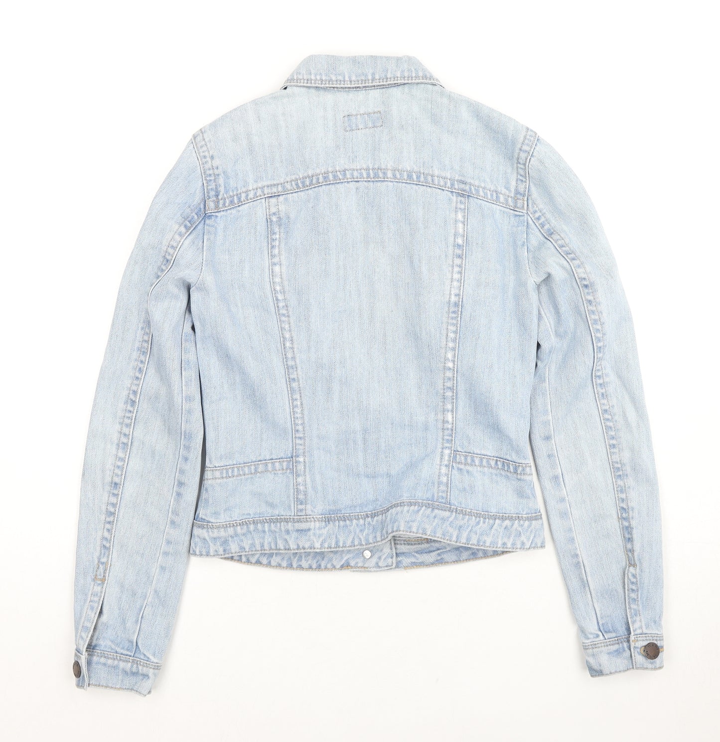Warehouse Womens Blue Jacket Size 8 Button
