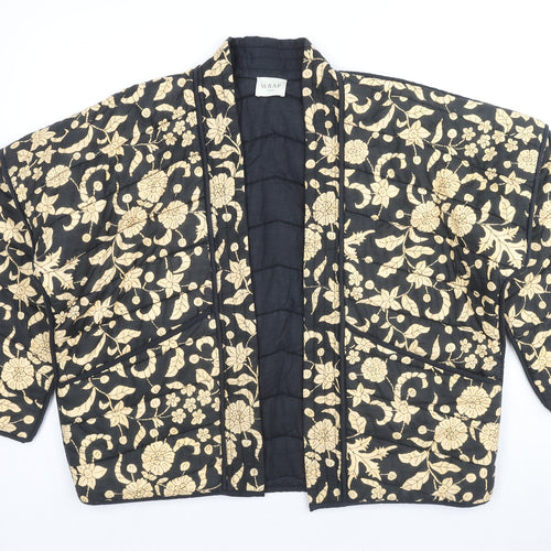 Wrap London Womens Multicoloured Floral Jacket Coat Size 8