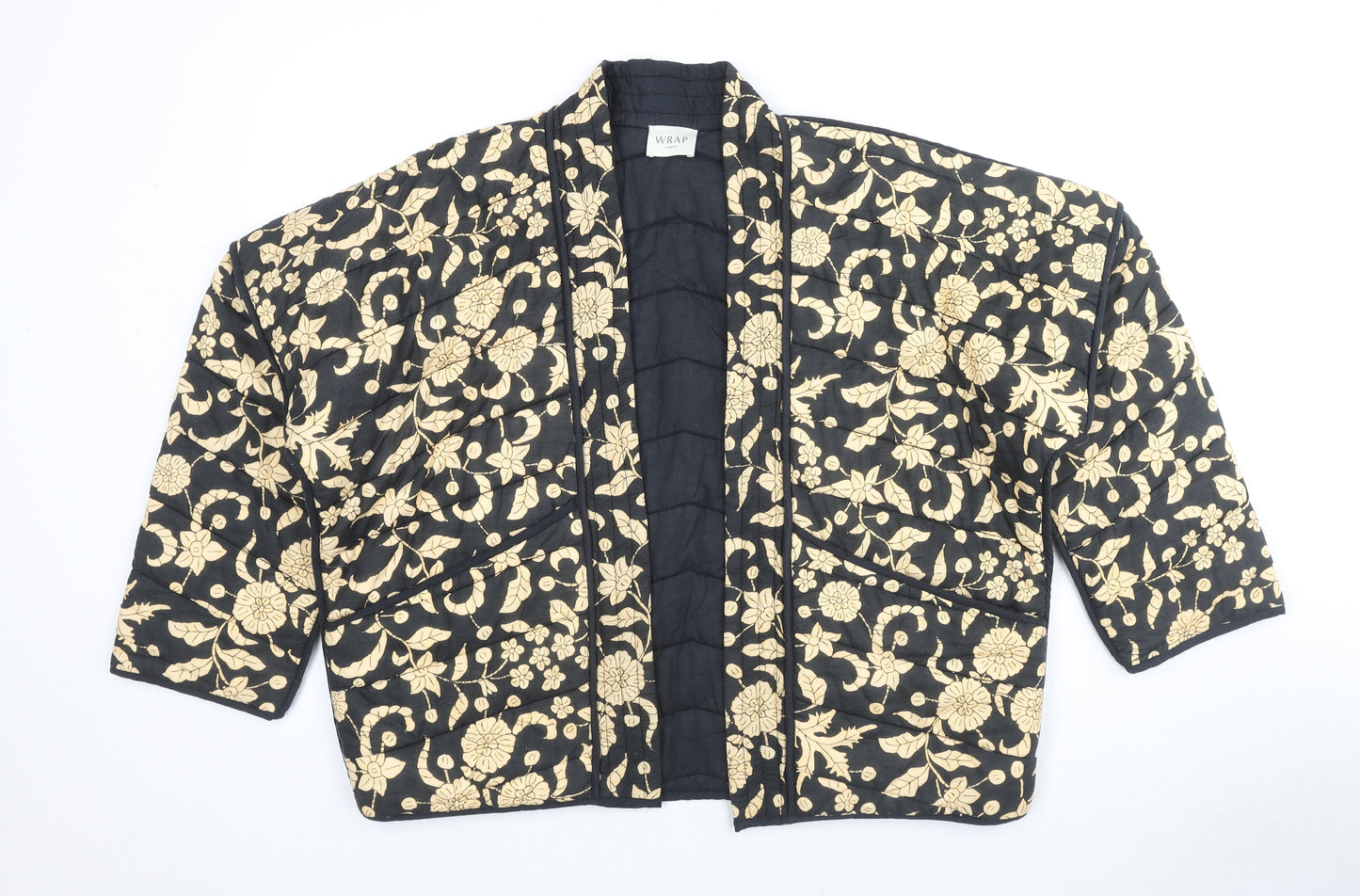 Wrap London Womens Multicoloured Floral Jacket Coat Size 8