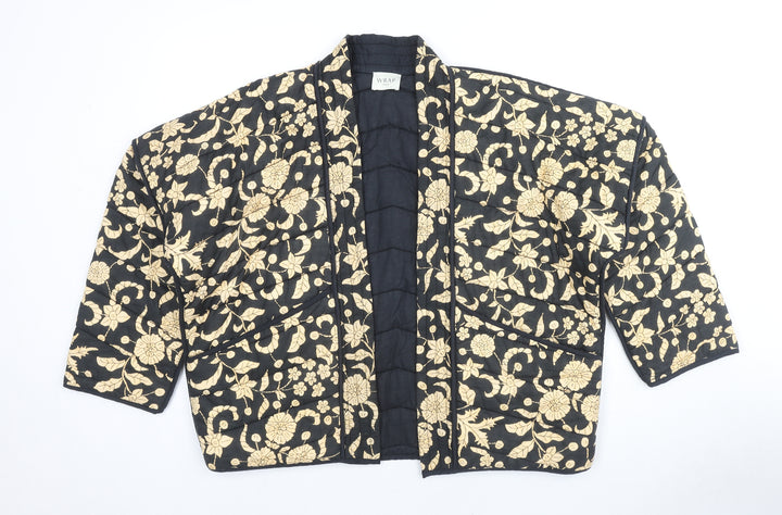 Wrap London Womens Multicoloured Floral Jacket Coat Size 8