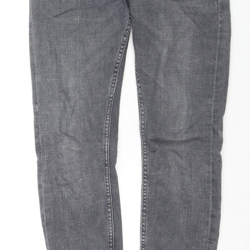 Denim & Co. Mens Grey Cotton Skinny Jeans Size 28 in L30 in Regular Zip