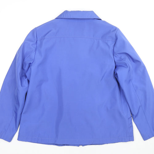 Bonmarché Womens Blue Jacket Size M Zip