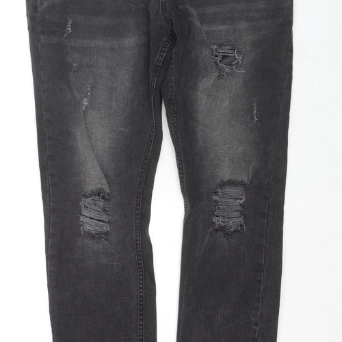 Nº91 Womens Black Cotton Skinny Jeans Size 34 in L32 in Regular Zip