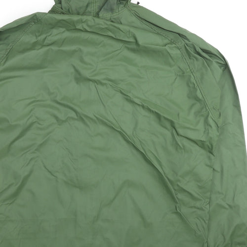 Peter Storm Mens Green Rain Coat Jacket Size L Zip