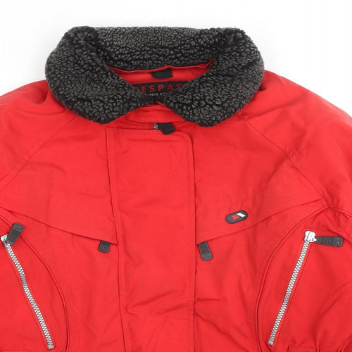 Trespass Womens Red Ski Jacket Coat Size S Zip