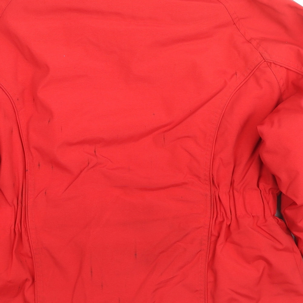 Trespass Womens Red Ski Jacket Coat Size S Zip