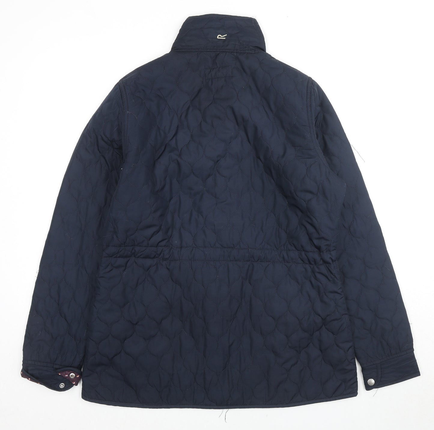 Regatta Womens Blue Quilted Jacket Size 16 Zip