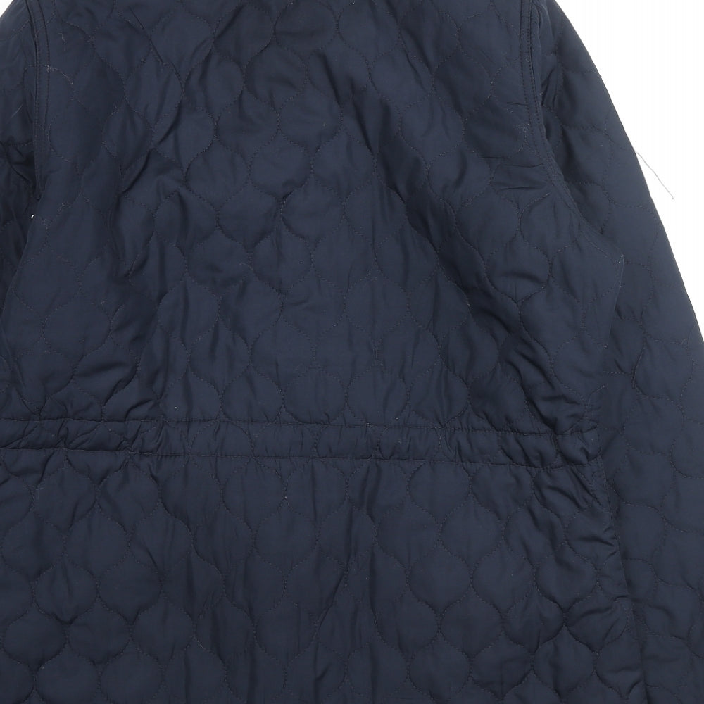 Regatta Womens Blue Quilted Jacket Size 16 Zip