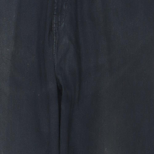 Burton Mens Blue Cotton Straight Jeans Size 36 in L29 in Regular Zip