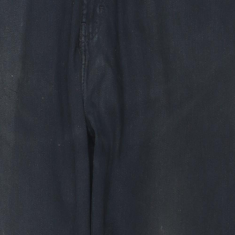 Burton Mens Blue Cotton Straight Jeans Size 36 in L29 in Regular Zip