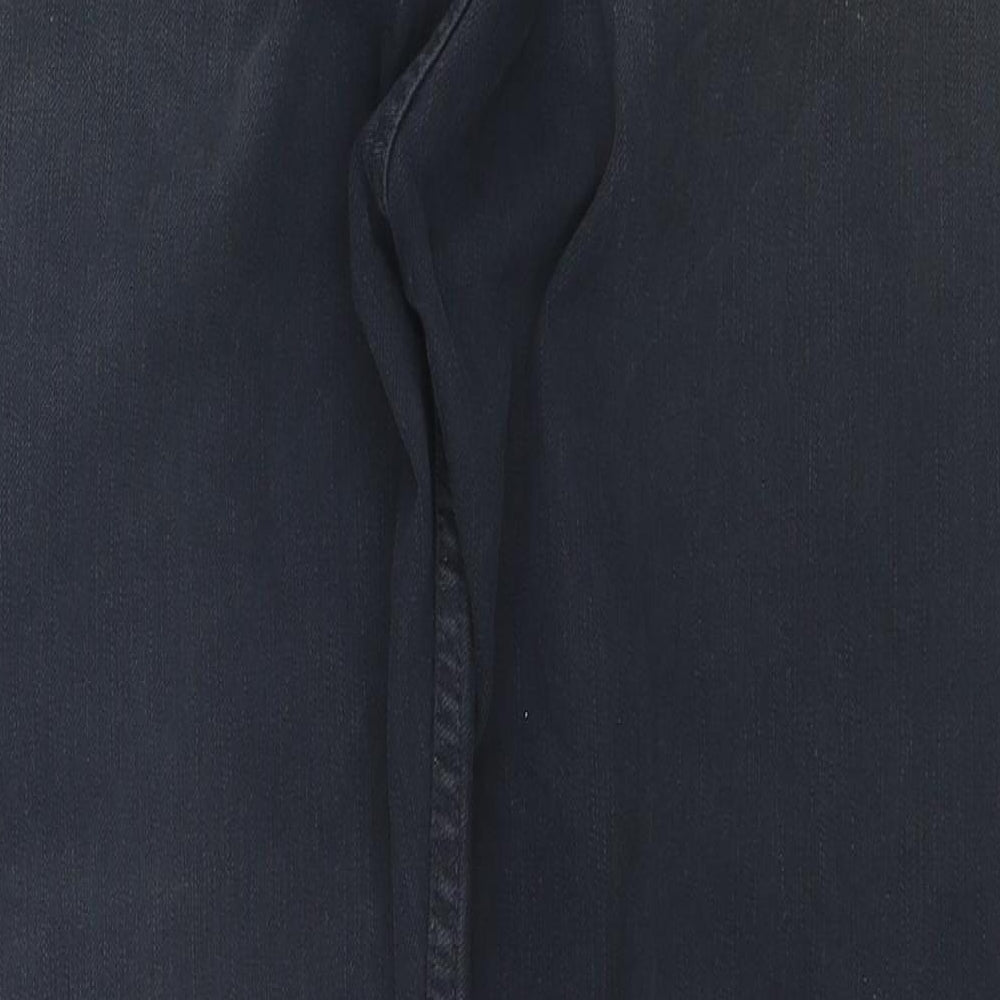 Burton Mens Blue Cotton Straight Jeans Size 36 in L29 in Regular Zip