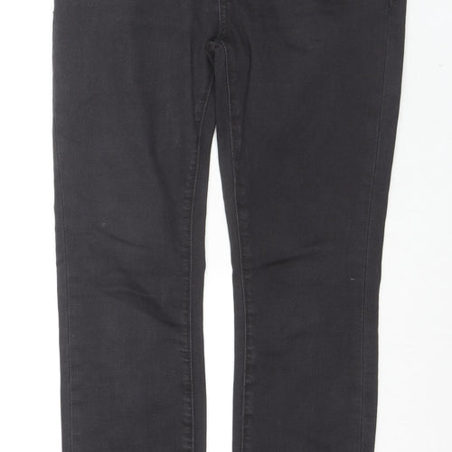 Pilcro Womens Black Cotton Skinny Jeans Size 28 in L27 in Regular Zip