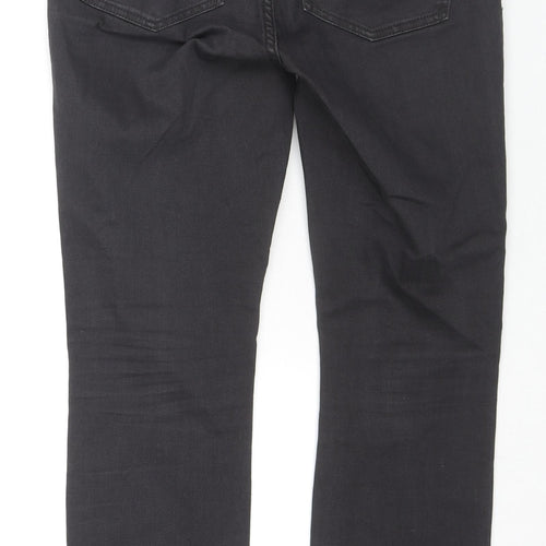 Pilcro Womens Black Cotton Skinny Jeans Size 28 in L27 in Regular Zip