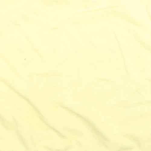 Disney Womens Yellow Cotton Pullover Sweatshirt Size 12 Pullover - Winnie the Pooh, Size 12-14