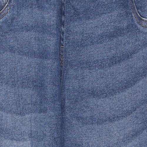 NEXT Womens Blue Cotton Skinny Jeans Size 18 L28 in Regular