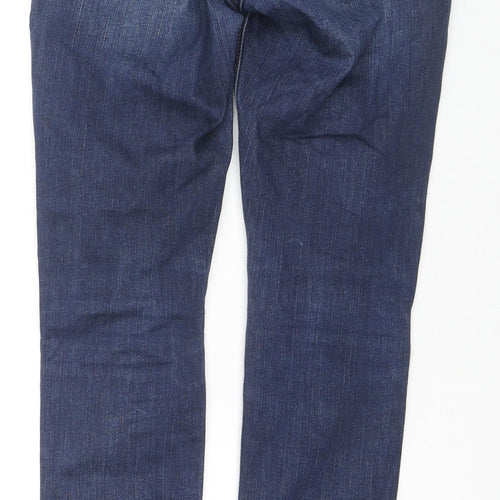 H&M Womens Blue Cotton Jegging Jeans Size 28 in L30 in Regular Zip