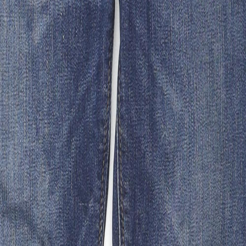 H&M Womens Blue Cotton Jegging Jeans Size 28 in L30 in Regular Zip
