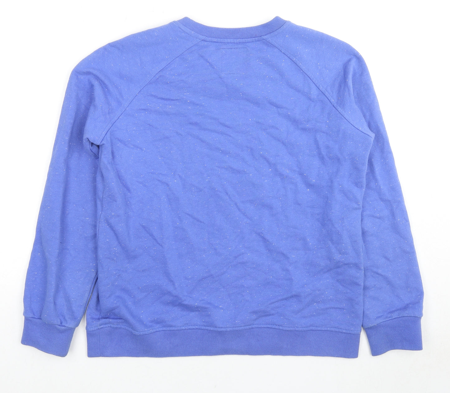 Crew Clothing Womens Blue Cotton Pullover Sweatshirt Size 12 Pullover - Lido