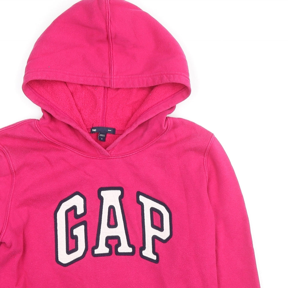 Gap Womens Pink Cotton Pullover Hoodie Size S Pullover - Logo