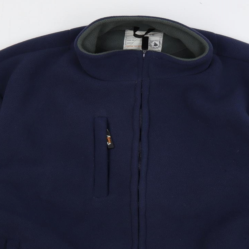 Alpine Trek Mens Blue Jacket Size 2XL Zip - Zipped Pockets