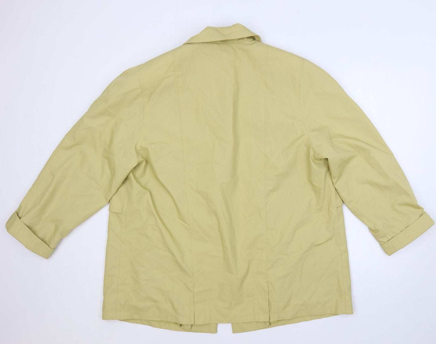 Canda Womens Beige Jacket Size XL Button - Embroidered