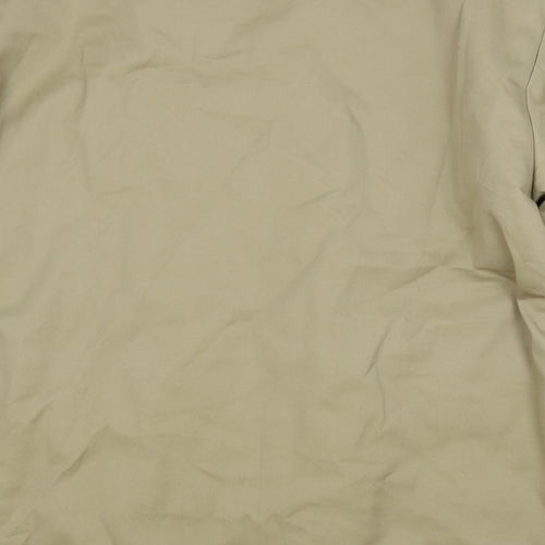 San Rosa Mens Beige Overcoat Coat Size XL Button