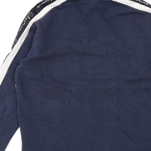 Closure Mens Blue Cotton Pullover Hoodie Size M