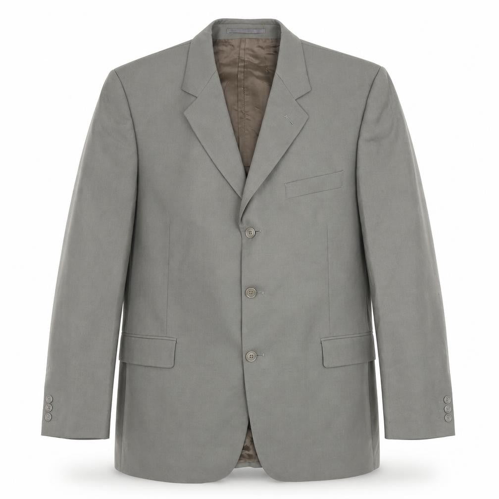 Burton Mens Green Polyester Jacket Suit Jacket Size 46 Regular
