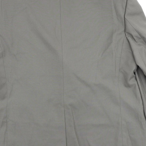 Burton Mens Green Polyester Jacket Suit Jacket Size 46 Regular