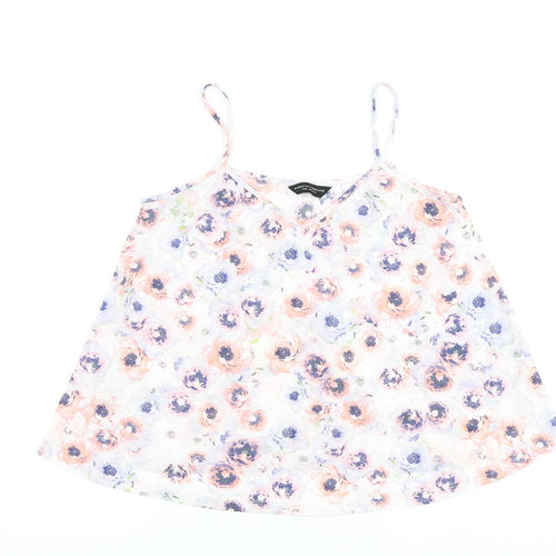 Dorothy Perkins Womens Multicoloured Floral Polyester Camisole Tank Size 14 Scoop Neck