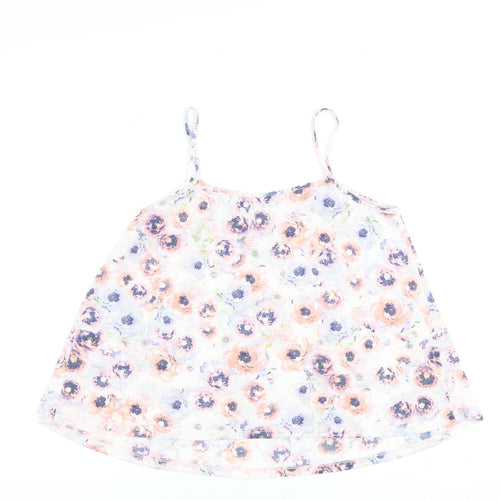 Dorothy Perkins Womens Multicoloured Floral Polyester Camisole Tank Size 14 Scoop Neck