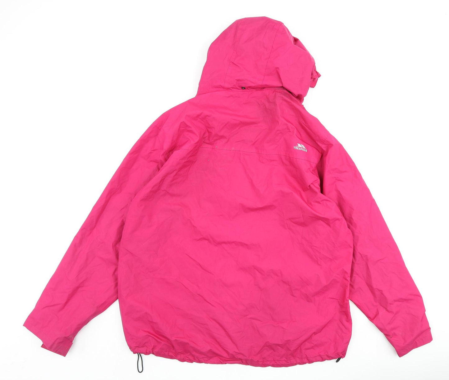 Trespass Womens Pink Rain Coat Coat Size 20 Zip