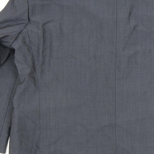 Blazer Mens Blue Wool Jacket Blazer Size 42 Regular