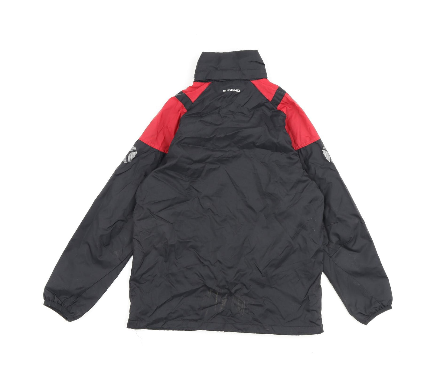 Etanno Boys Black Rain Coat Coat Size 10-11 Years Zip