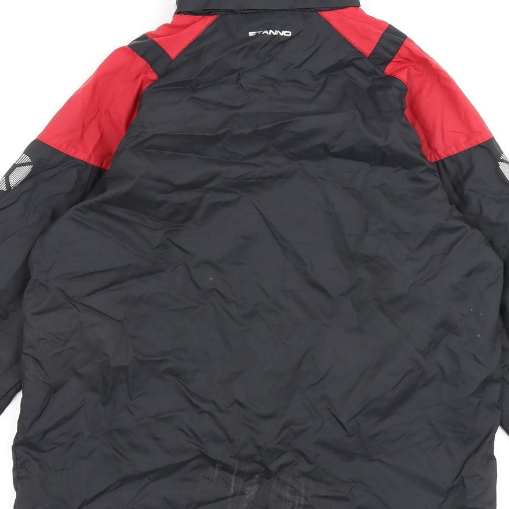 Etanno Boys Black Rain Coat Coat Size 10-11 Years Zip