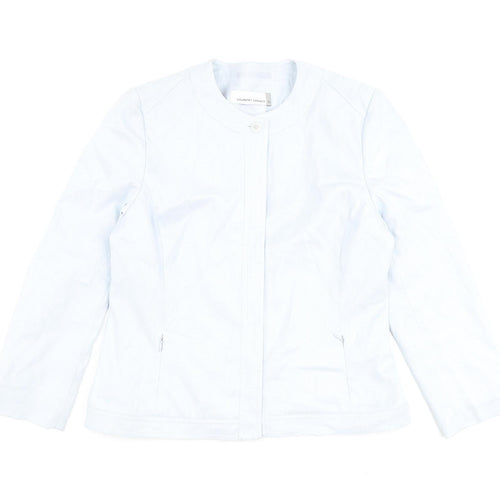 Country Casuals Womens Blue Jacket Size 12 Zip
