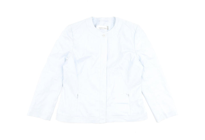 Country Casuals Womens Blue Jacket Size 12 Zip