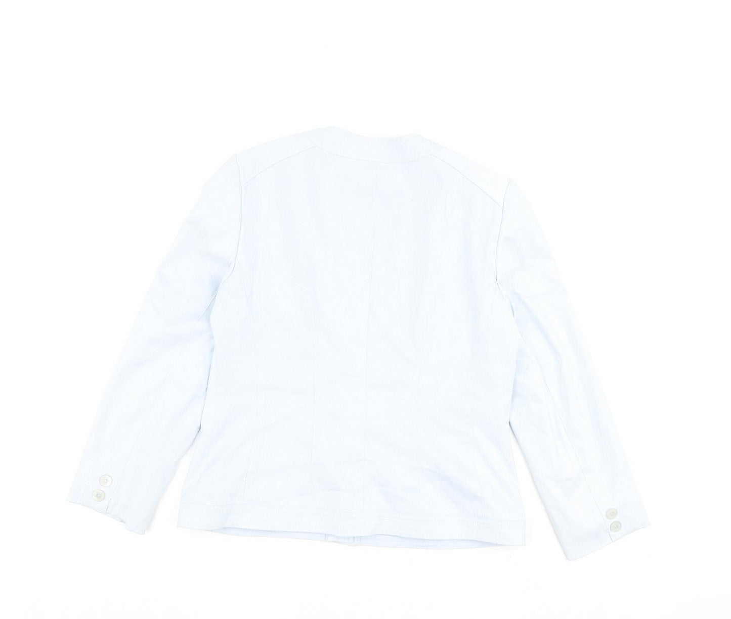 Country Casuals Womens Blue Jacket Size 12 Zip