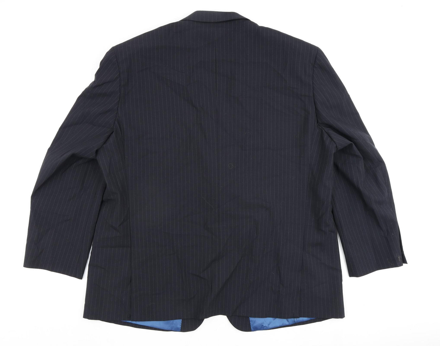 Skopes Mens Black Wool Jacket Blazer Size 50 Regular